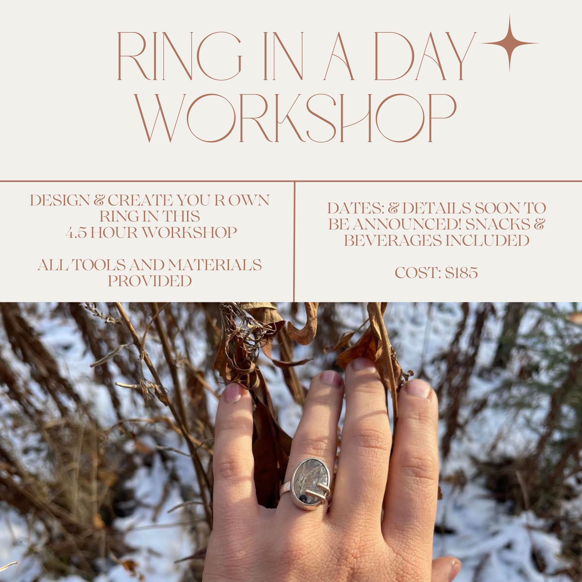 Make your Weddings Rings workshop