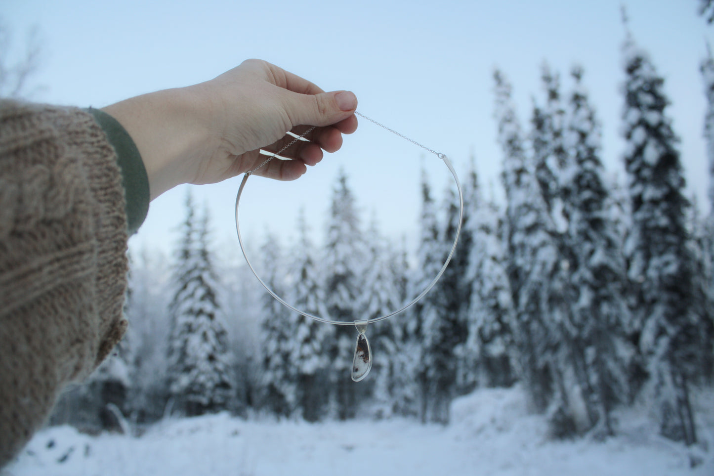Heirloom White Buffalo Neck Cuff