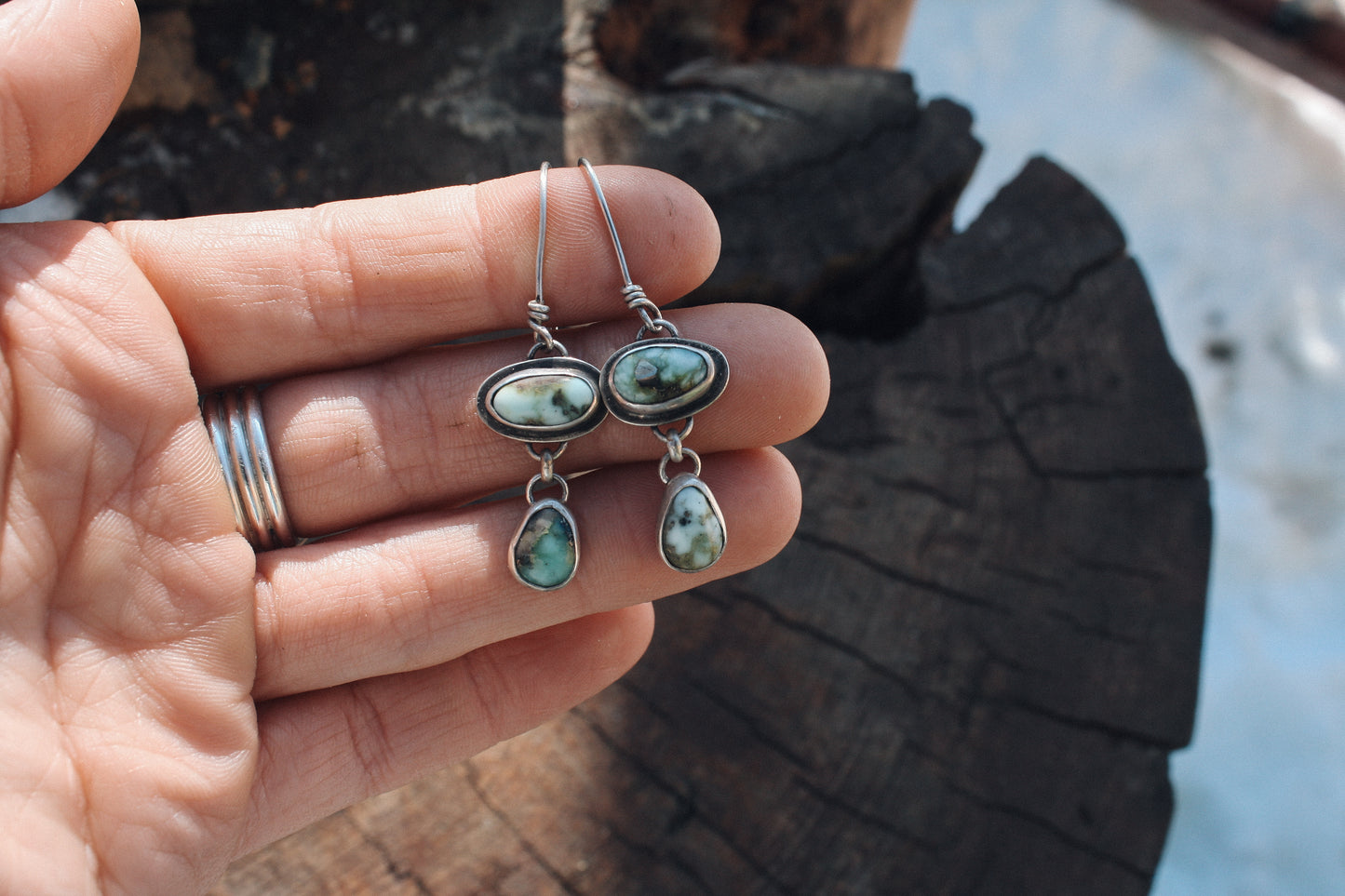 Rustic Palomino Earrings