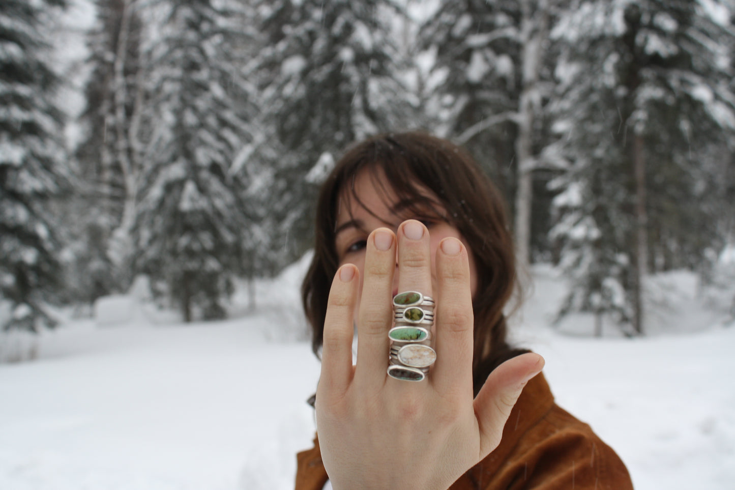 Emerald Valley Turquoise Ring - Size 6.5