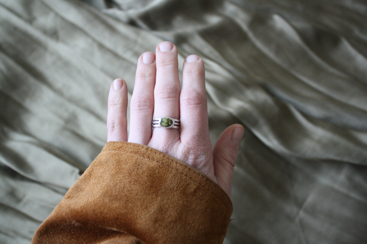 Emerald Valley Turquoise Ring - Size 6.5