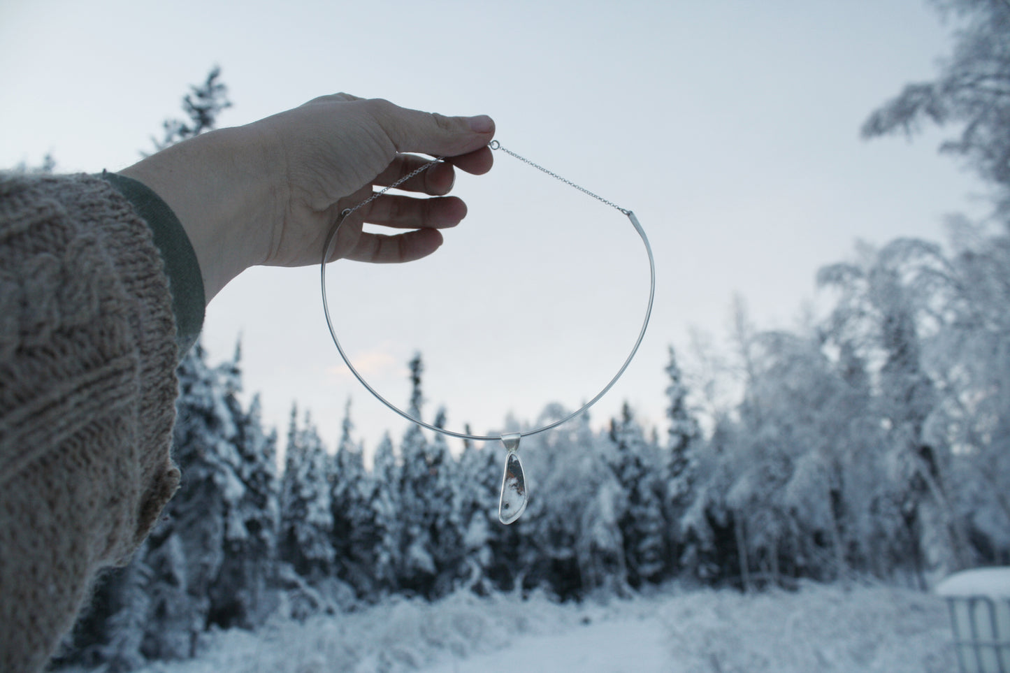Heirloom White Buffalo Neck Cuff
