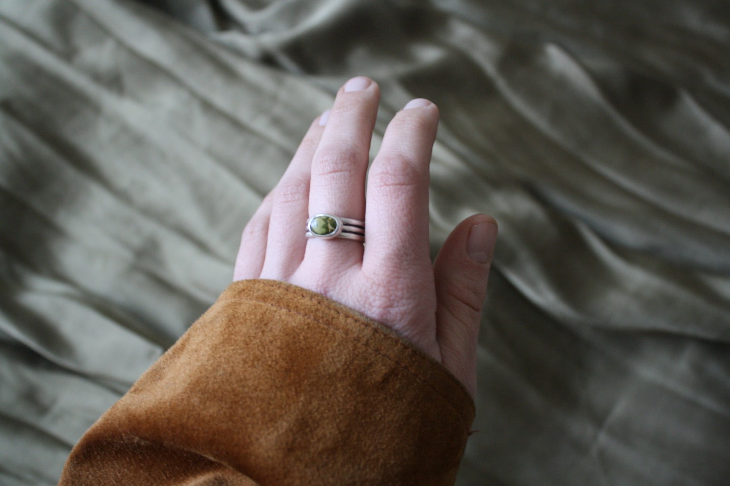 Emerald Valley Turquoise Ring - Size 6.5