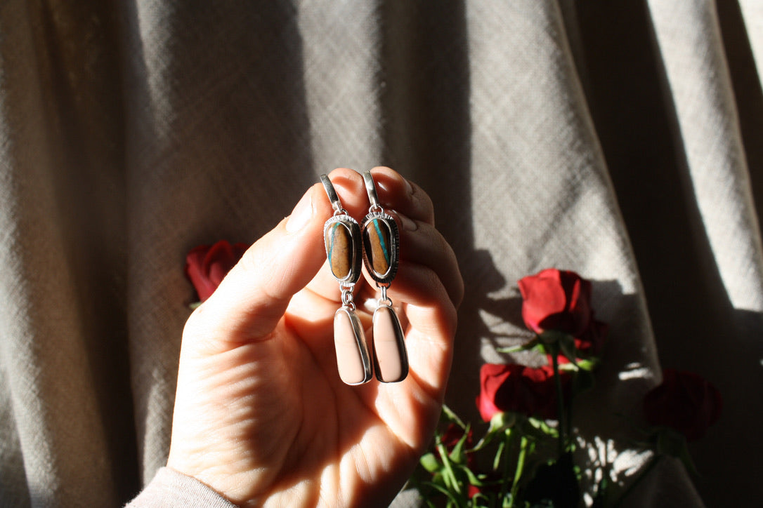 Royston Ribbon & Imperial Jasper Dangles