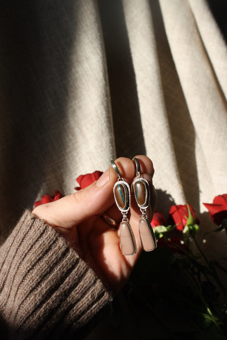 Royston Ribbon & Imperial Jasper Dangles